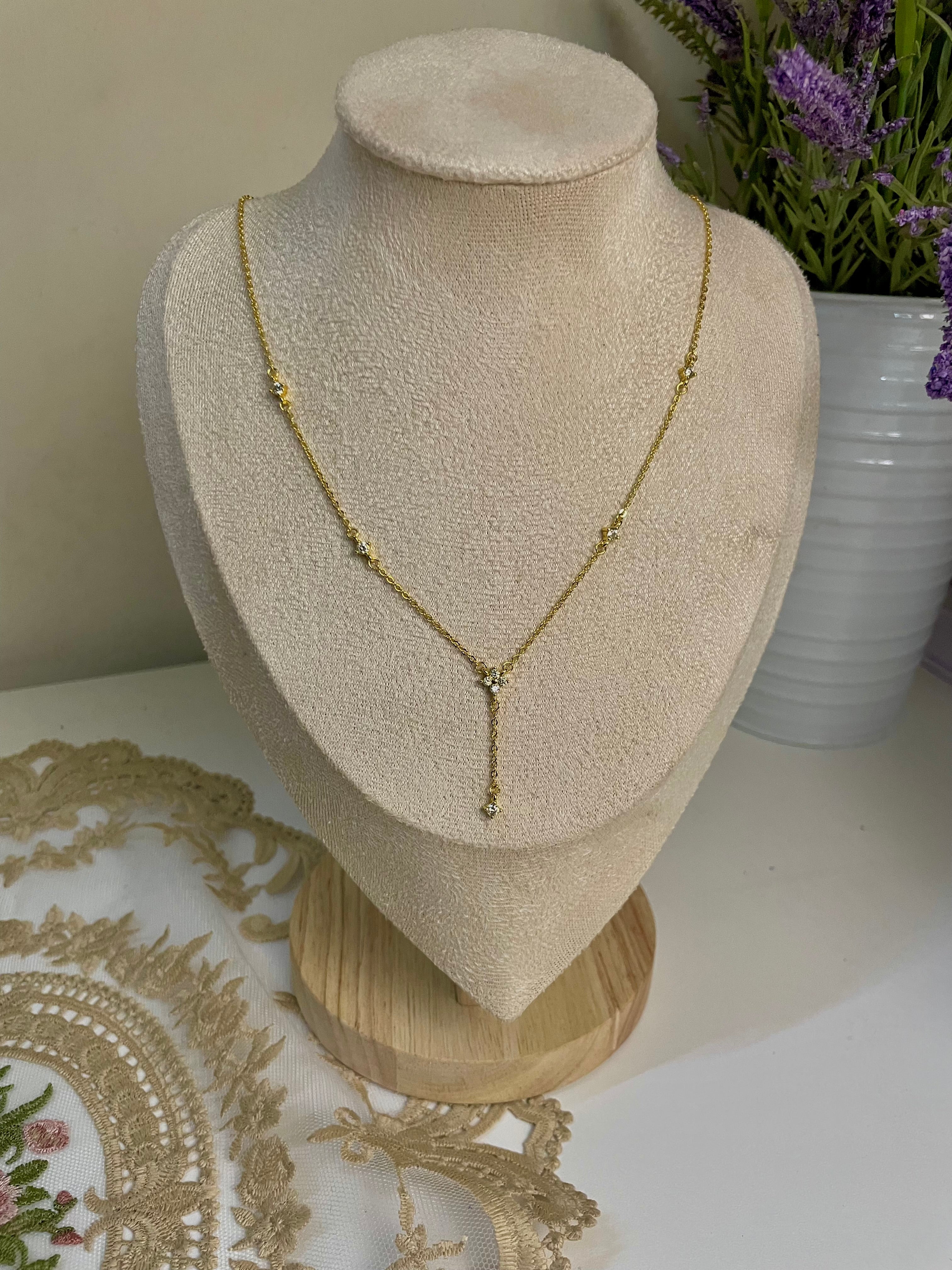 N32- Y necklace